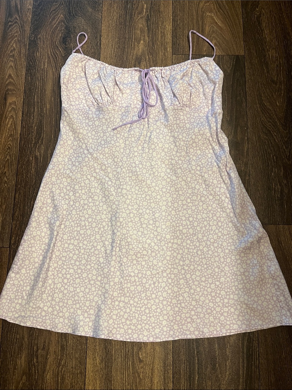 PINK Victoria's Secret Lavender Floral Chemise